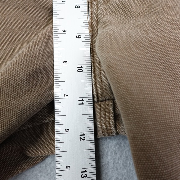 Dickies Relaxed Fit Carpenter Pants Mens 33x32 Brown Cotton Canvas Utility Work - Picture 8 of 9